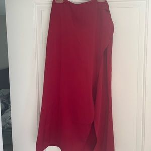 Red lulus midi skirt